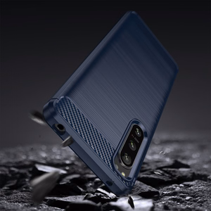 Thunder Case Xiaomi Poco M4 5G silicone armor case blue