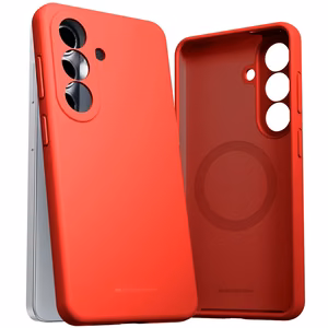 Mercury Pure MagSafe Silicone Case for Samsung A576 A57 5G red