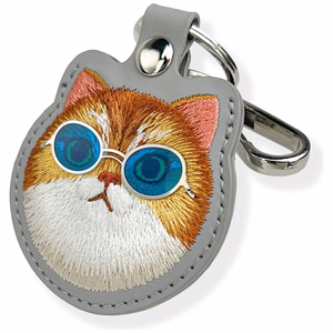 Nimmy Glasses Cool Cat Tracker Suojakuori - harmaa