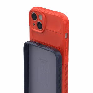 Magic Shield Kotelo tapauksessa iPhone 14 Plus joustava panssaroitu kansi musta