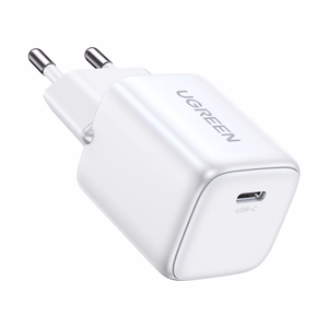 UGREEN Nexode Mini CD318 GaN 20W USB-C PD 3.0 QC 4.0 valkoinen