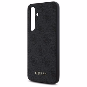 GUESS suojakuori SAMSUNG S24 FE GUHCS24FEG4GFGR (HC PU 4G Metal Logo) harmaa