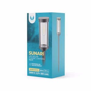 Forever Light aurinkokenno LED-lamppu SUNARI FLS-97 CLASSIC tolppa 3000K 500mAh li-ion