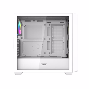 Darkflash DS900WD ATX -tietokonekotelo (valkoinen) + 4 tuuletinta