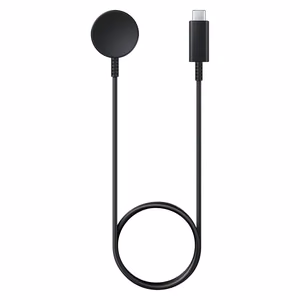 Samsung nopea langaton laturi Samsung Galaxy Watch 3/4/5, Galaxy Active / Active 2 -älykelloille musta (EP-OR900BBEGWW)