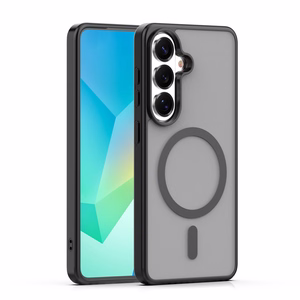 Mag Matt kuori Samsung Galaxy A16 4G / A16 5G / A17 4G / A17 5G musta iso reikä