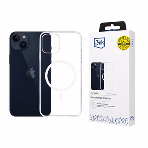 3mk Clear MagCase Suojakuori Apple iPhone 14 Plus:lle - läpinäkyvä