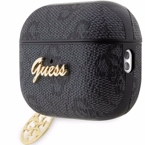 Guess GUAP2G4GSMK AirPods Pro 2 Suojakuori musta/musta 4G Charm Collection