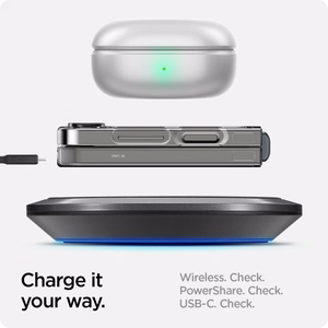 Spigen AirSkin case for Samsung Galaxy Z Flip6 / Z Flip7 FE, crystal clear
