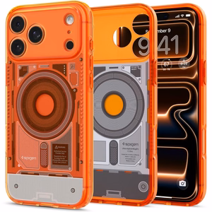 Spigen Ultra Hybrid MagSafe -suojakuori iPhone 18 Pro Max / 17 Pro Max -malleille, oranssi