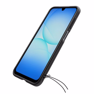 Spigen Rugged Armor Suojakuori Samsung Galaxy A17 4G / 5G:lle - Matta Musta