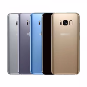 Takakansi yhteensopiva Samsung G955 S8 Plus musta (kameran linssillä) HQ