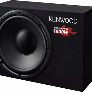 Kenwood KSC-W1200B koteloitu autosubwoofer 300 W