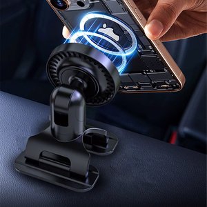 Dudao F25 MagSafe-yhteensopiva auton pidike kojelautaan tai tuulilasin - musta