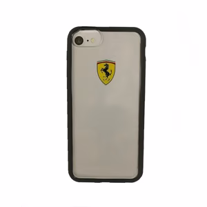 Ferrari Hardcase FEHCRFP7BK iPhone 7/8 / SE 2020 / SE 2022 läpinäkyvä/musta