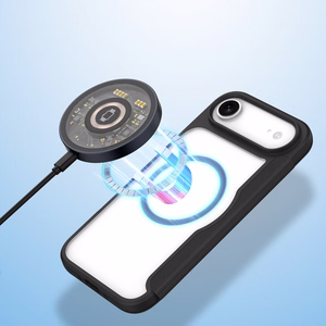 Dux Ducis Skin X Pro iPhone 17 Air Suojakuori Lompakolla, MagSafe-yhteensopiva - Musta