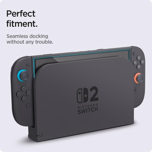 Spigen Glas.TR EZ FIT Karkaistu lasi 2 kpl Nintendo Switch 2:lle - Läpinäkyvä