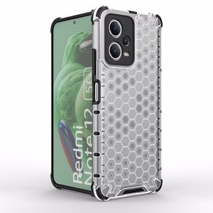 Honeycomb panssari hybridinen Suojakuori Xiaomi Redmi Note 12 5G / Poco X5 5G:lle musta