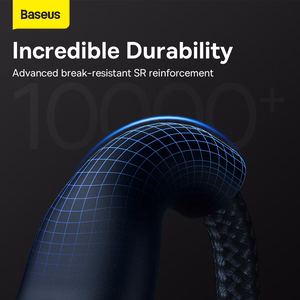Baseus Flash Series II 3-in-1 -kaapeli USB-A - USB-C/Lightning/Micro USB - 66W 6A 1,2 m CASS040003 - sininen