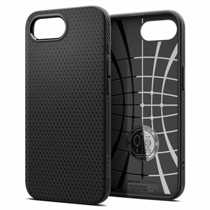 Spigen Liquid Air suojakuori iPhone 16e / 17e:lle - matta musta