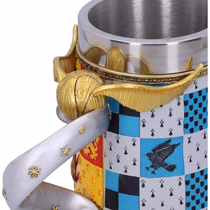 Harry Potter Golden Snitch -malja irrotettavalla ruostumattomasta teräksestä valmistetulla kupilla lahjapakkauksessa, 600 ml