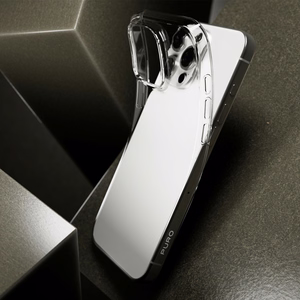 Puro 03 Nude Silikoninen Suojakuori iPhone 16 Pro Maxille - läpinäkyvä