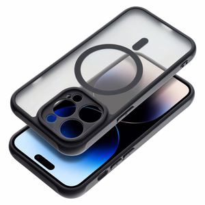 FULL MATTE MAG COVER puhelimen kuori, MagSafe-yhteensopiva, SAMSUNG A36, musta