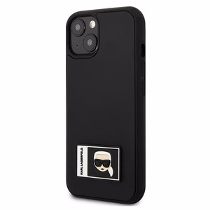 Karl Lagerfeld Ikonik Patch kotelo iPhone 13 - musta