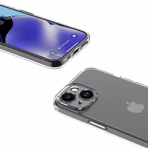 Kirkas Suojakuori iPhone 15 Plus:lle - läpinäkyvä