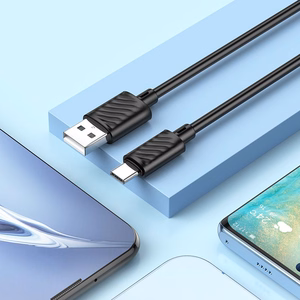 Kaapeli USB A - USB C Hoco 3A 2 m X88 musta