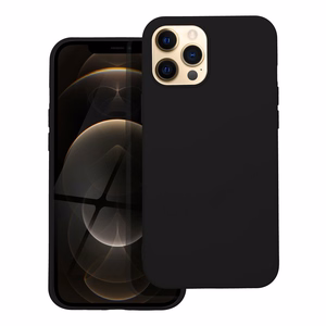Silikoninen Suojakuori iPhone 12 PRO MAX:lle musta