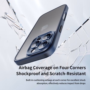 Rock Guard Touch Matte Series Suojakuori iPhone 16 Pro Max:lle harmaa
