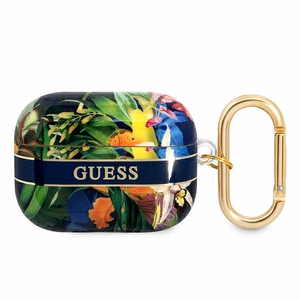 Guess GUAPHHHFLB AirPods Pro -suojus sininen/sininen Kukkahihna-mallisto