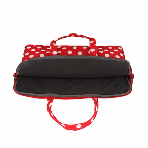 Wonder Briefcase Laptop 13-14 inches red polka-dot