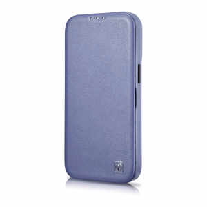 iCarer CE Premium Nahka Folio Case iPhone 14 Pro Max Magneettinen Flip Nahka Folio Case MagSafe Light Purple (WMI14220716-LP)