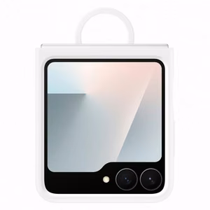 Samsung silikonisuojakuori Samsung Galaxy Z Flip7 FE - valkoinen