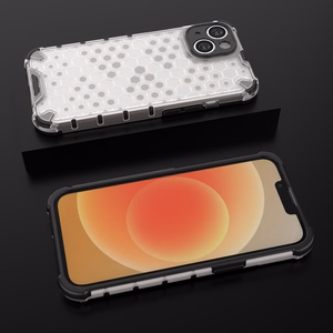 Honeycomb kotelo iPhone 14 Plus panssaroitu hybridi suojus sininen