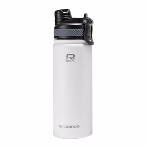 Rockbros 35210029005 lämpöeristetty pyöräjuomapullo 550 ml - valkoinen