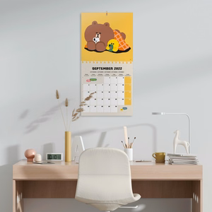 Line Friends -kalenteri 2022, 30 × 30 cm