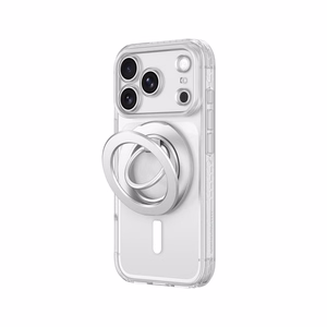 AmazingThing Titan Pro Lens Ring Set suojakuori mallille iPhone 18 Pro, kameransuojuksella ja magneettirenkaalla, MagSafe-yhteensopiva – väri: läpinäkyvä