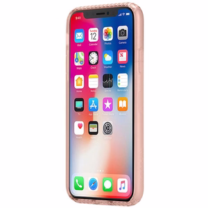 Incase Protective Guard suojakuori laitteelle iPhone XS / X, ruusukullanvärinen