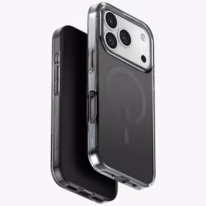Uniq Clario Magclick lataussuojakuori iPhone 17 Pro:lle - musta