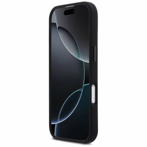 BMW M Silicon Horizontal Line MagSafe Suojakuori iPhone 17:lle - Musta