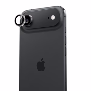 Benks Karkaistu lasi Glass Warrior Metal Lens Protector kameran linssi iPhone 17 Air:lle (1 linssi) musta
