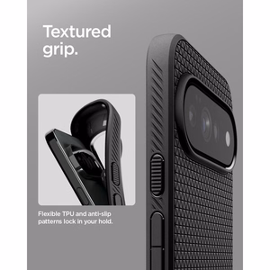Spigen Liquid Air -suojakuori Google Pixel 11 Pro XL -mallille, musta