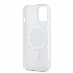 DKNY IML Mono ja Raita MagSafe Suojakuori iPhone 15 / 14 / 13:lle - beige