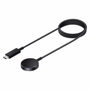 Samsung nopea langaton laturi Samsung Galaxy Watch 3/4/5, Galaxy Active / Active 2 -älykelloille musta (EP-OR900BBEGWW)