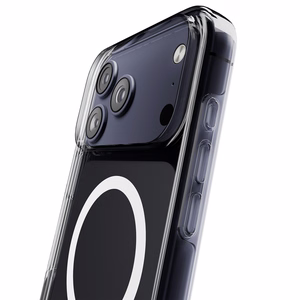 Puro Impact Clear D3O TPU+PC suojakuori MagSafe-yhteensopiva iPhone 17 Pro:lle - läpinäkyvä