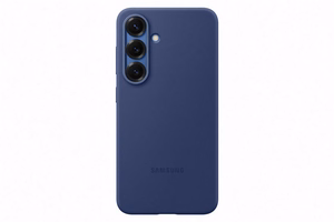 Samsung Silicone Case -suojakuori Samsung Galaxy S25 -puhelimelle, sininen