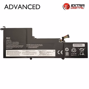 Kannettavan tietokoneen akku LENOVO L19M4PF4, 3400 mAh, Extra Digital Advanced